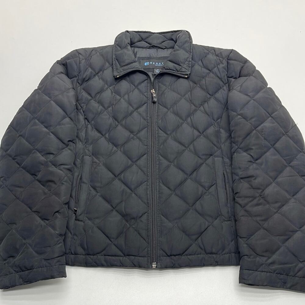 KENNETH COLE Women’s Medium Black Puffy Down Winter Coat